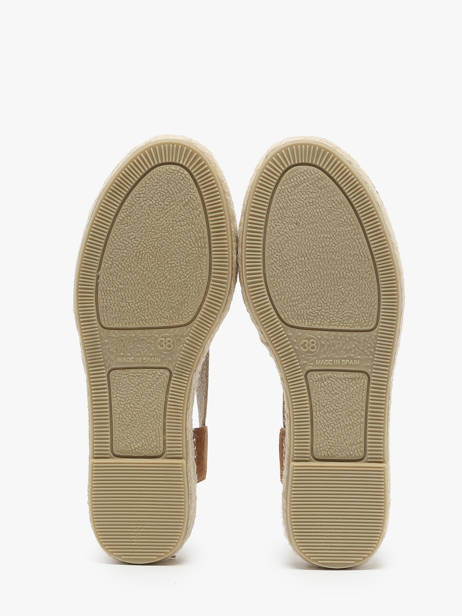 Espadrilles In Leather Toni pons Brown accessoires EDITH other view 3