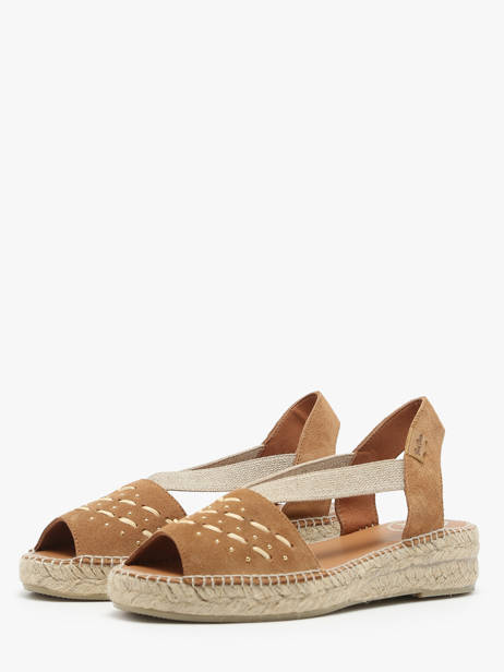 Espadrilles In Leather Toni pons Brown accessoires EDITH other view 4