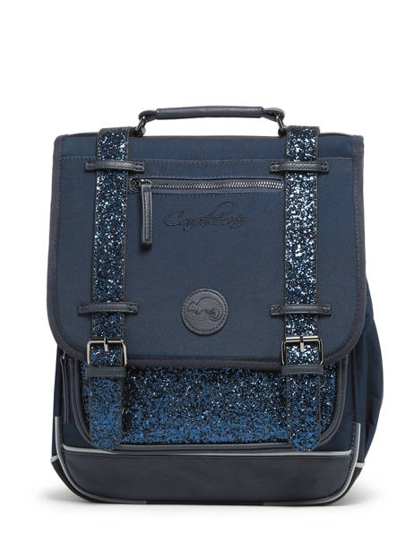 2-compartment Vintage Fantasy Backpack Cameleon Blue vintage fantasy SD39 other view 6