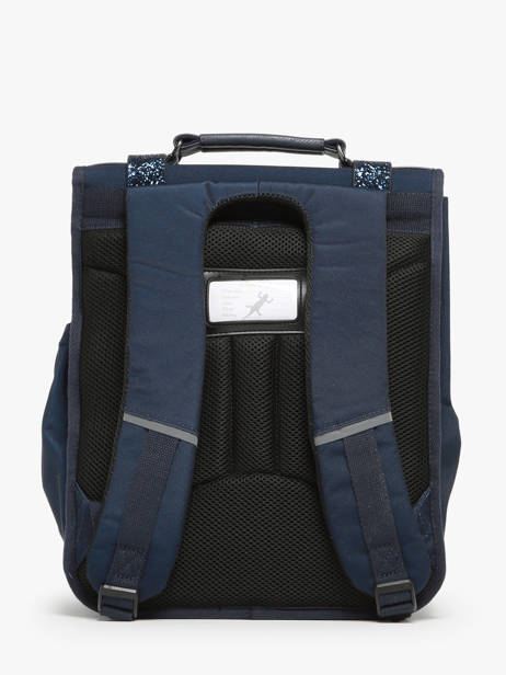2-compartment Vintage Fantasy Backpack Cameleon Blue vintage fantasy SD39 other view 4