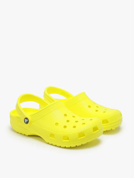 Mules Classic Bone Crocs Jaune accessoires 10001 vue secondaire 1