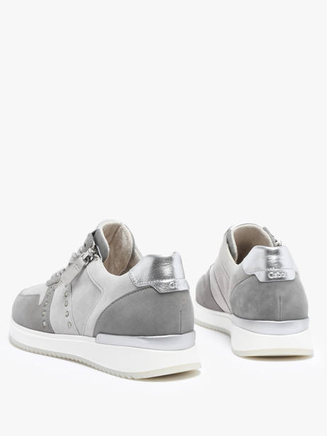Sneakers In Leather Gabor Gray accessoires 19 other view 3