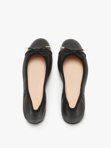 Ballerinas In Leather Inuovo Black accessoires A94001 other view 2
