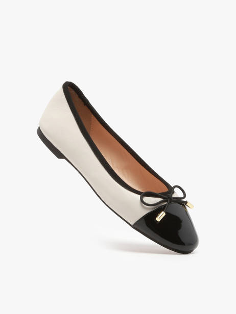 Ballerines En Cuir Inuovo Beige accessoires A94001 vue secondaire 1