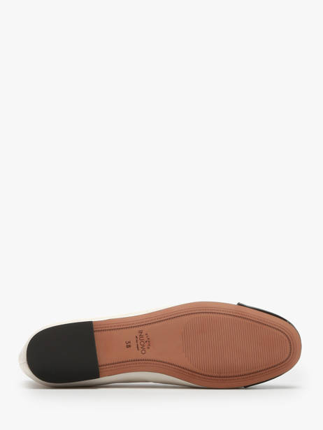 Ballerines En Cuir Inuovo Beige accessoires A94001 vue secondaire 3