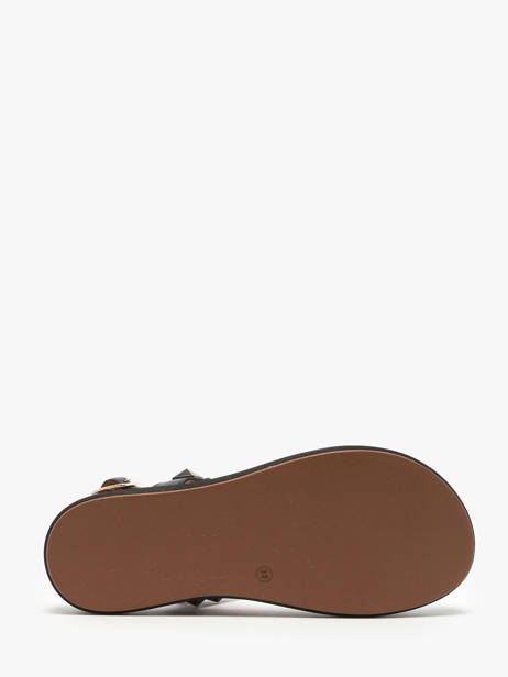 Sandals In Leather Inuovo Black accessoires A96017 other view 4
