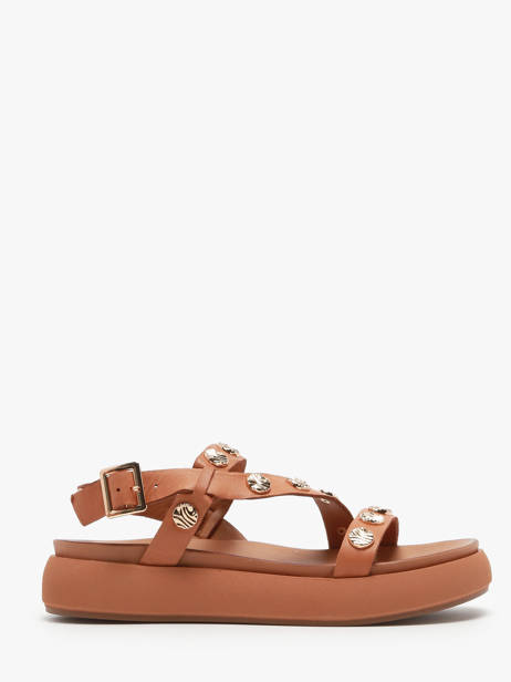Sandals In Leather Inuovo Brown accessoires A96019