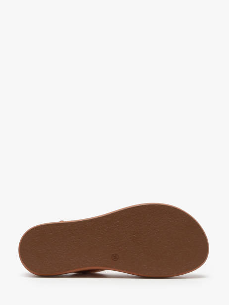 Sandals In Leather Inuovo Brown accessoires A96019 other view 4