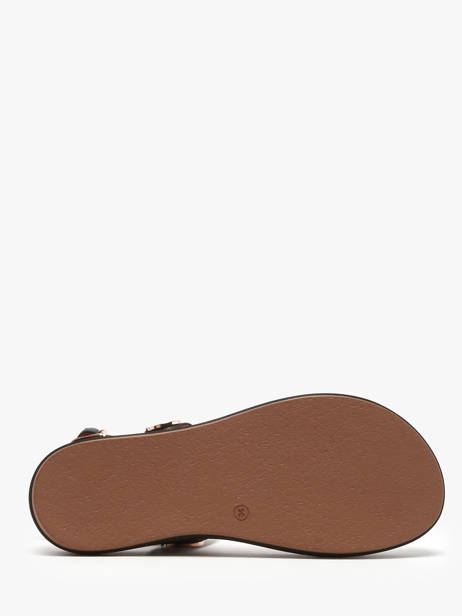 Sandals In Leather Inuovo Black accessoires A96009 other view 4