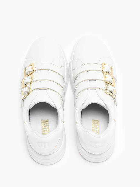 Sneakers In Leather Liu jo White accessoires BA4019PX other view 3