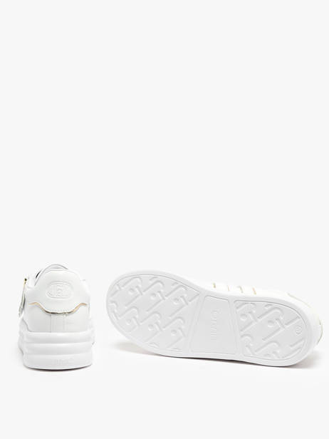 Sneakers In Leather Liu jo White accessoires BA4019PX other view 4