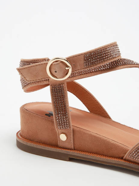 Sandals In Leather Mam'zelle Brown accessoires CSG2Q25 other view 1