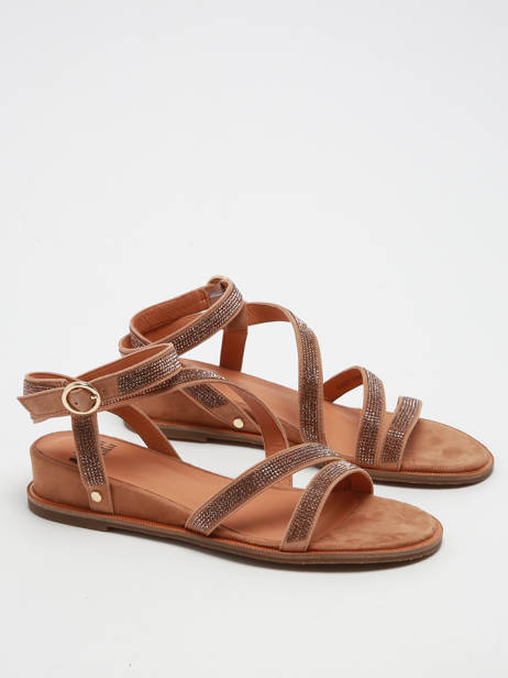 Sandals In Leather Mam'zelle Brown accessoires CSG2Q25 other view 3