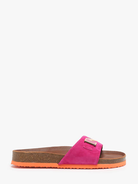 Slippers In Leather Nathan baume Pink accessoires 241N70