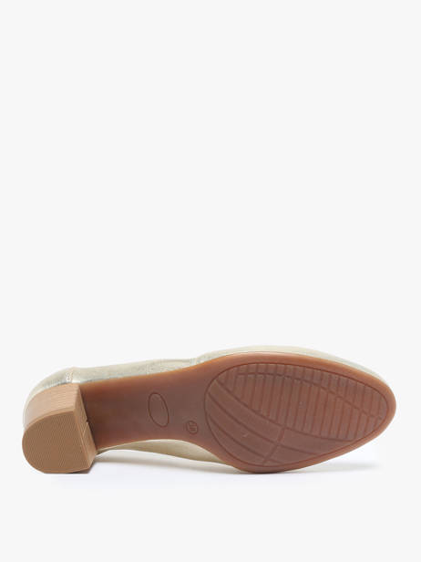 Pumps In Leather Rock and rose Gold accessoires 510TP other view 5