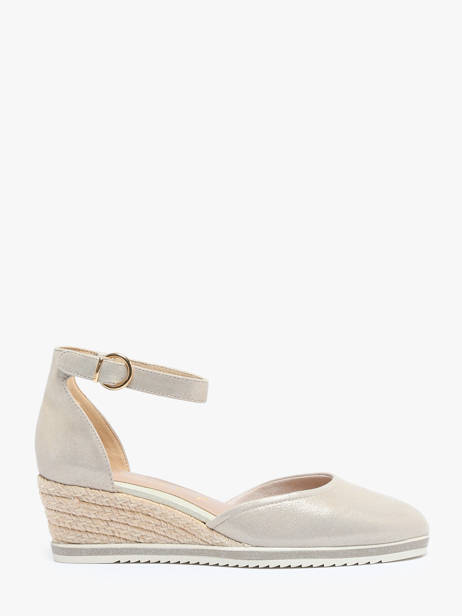 Platform Pumps In Leather Tamaris White accessoires 42