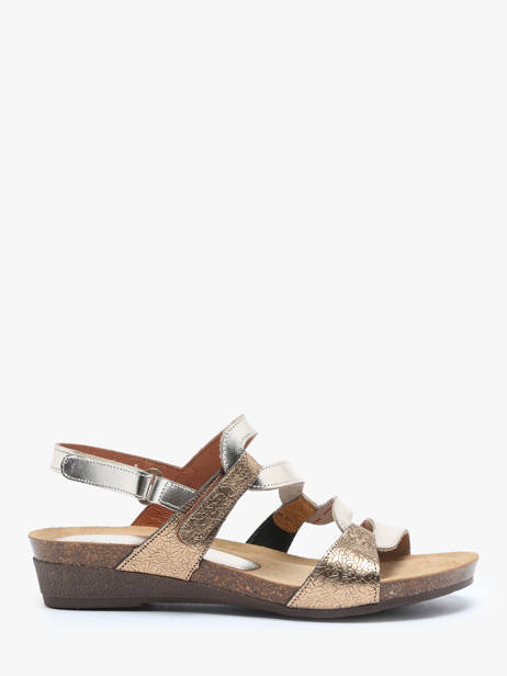 Sandals In Leather Xapatan Silver accessoires 2164