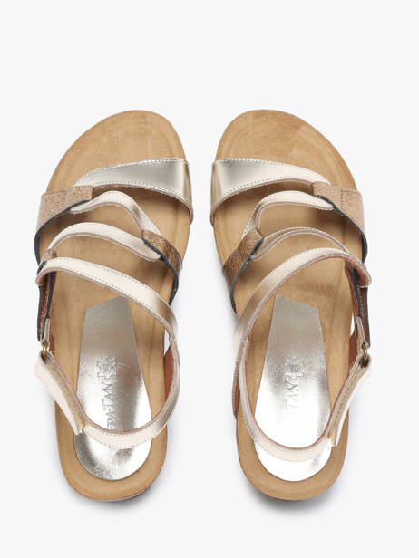 Sandals In Leather Xapatan Silver accessoires 2164 other view 4