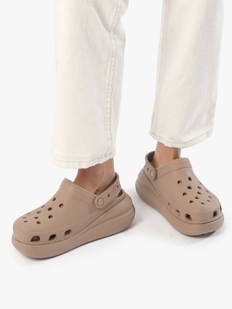 Mules Crush Clog Crocs Marron accessoires 207521 vue secondaire 2