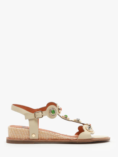 Sandals In Leather Mam'zelle Beige accessoires CSG2Q27