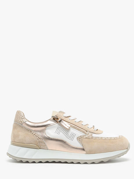 Sneakers In Leather Nathan baume Beige accessoires 241NS01