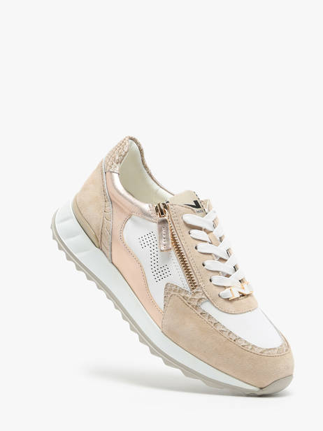Sneakers In Leather Nathan baume Beige accessoires 241NS01 other view 1