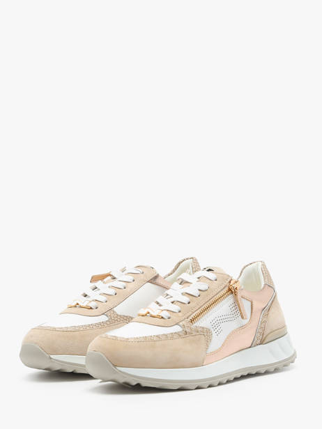 Sneakers In Leather Nathan baume Beige accessoires 241NS01 other view 5