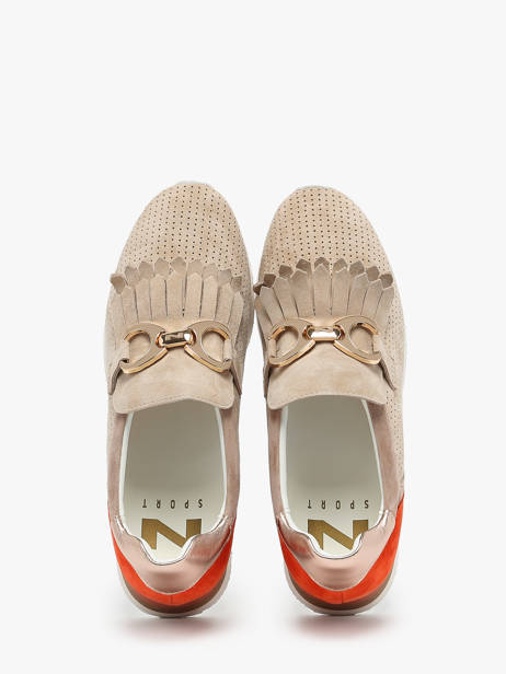 Sneakers In Leather Nathan baume Beige accessoires 241NS21 other view 3