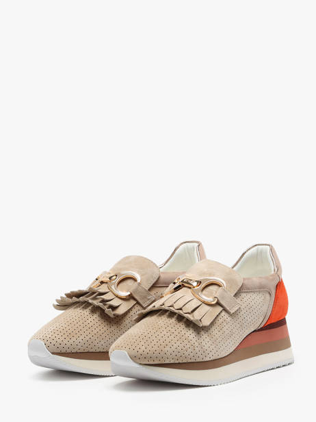 Sneakers In Leather Nathan baume Beige accessoires 241NS21 other view 5