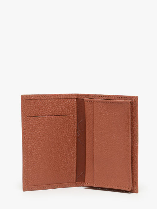 Longchamp Le foulonné Bill case / card case Brown