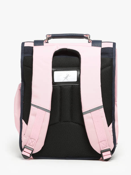 2-compartment Backpack Cameleon Pink vintage family boulanger SD39 other view 4