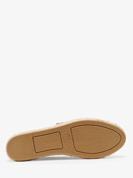 Espadrilles In Leather Colors of california Brown accessoires HCESPA10 other view 4
