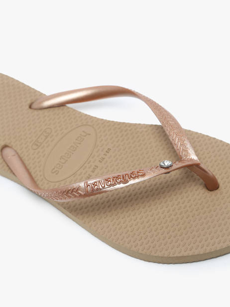 Flip Flops Havaianas Beige accessoires 41455651 other view 1