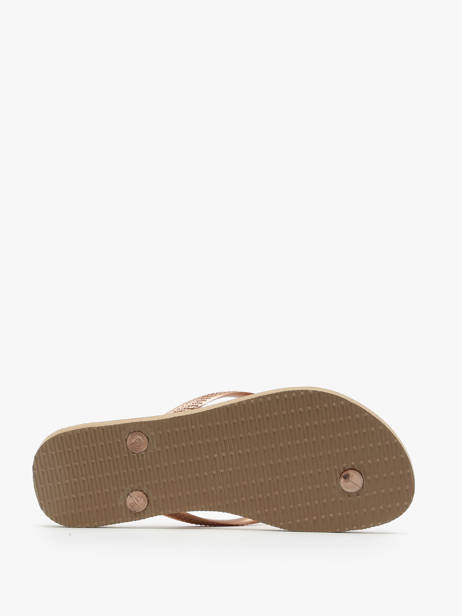 Flip Flops Havaianas Beige accessoires 41455651 other view 2