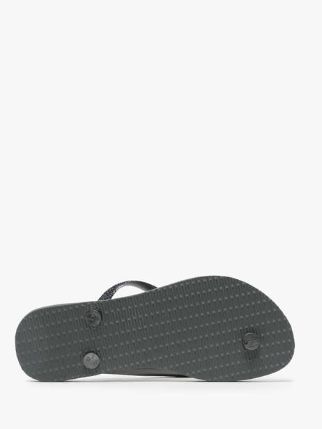 Tongs Slim Glitter Ii Havaianas Gris accessoires 4146975F vue secondaire 2