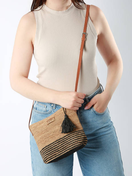 Crossbody Bag L'atelier Du Crochet Raphia Le voyage en panier Beige l'atelier du crochet AM753 other view 1