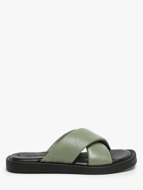 Mules En Cuir Tamaris Vert accessoires 42