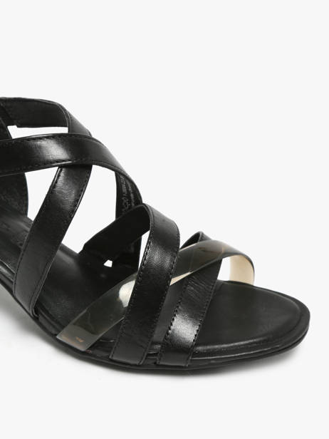 Heeled Sandals In Leather Tamaris Black accessoires 42 other view 1