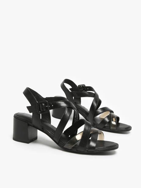 Heeled Sandals In Leather Tamaris Black accessoires 42 other view 2