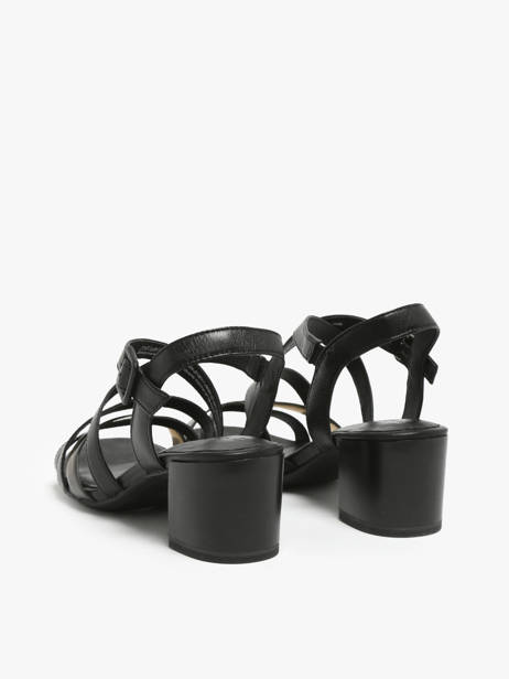 Heeled Sandals In Leather Tamaris Black accessoires 42 other view 3