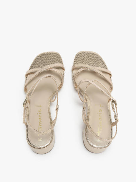 Heeled Sandals Tamaris Gold accessoires 42 other view 3