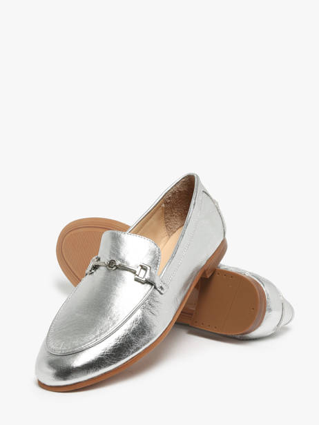 Mocassins En Cuir Inuovo Argent accessoires B02005 vue secondaire 1