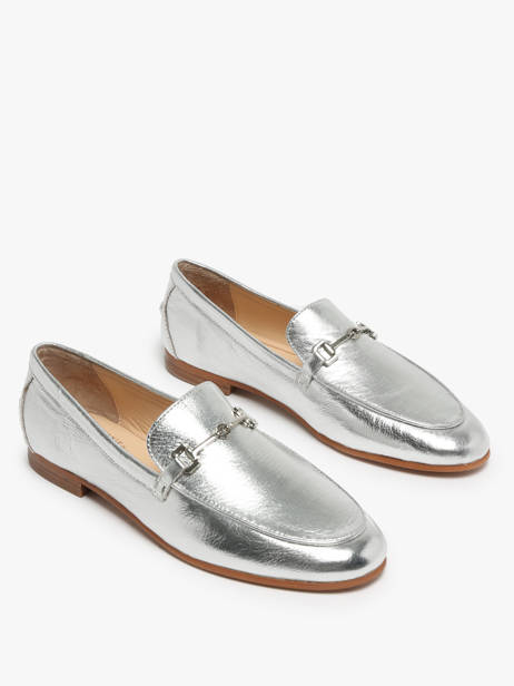Mocassins En Cuir Inuovo Argent accessoires B02005 vue secondaire 2