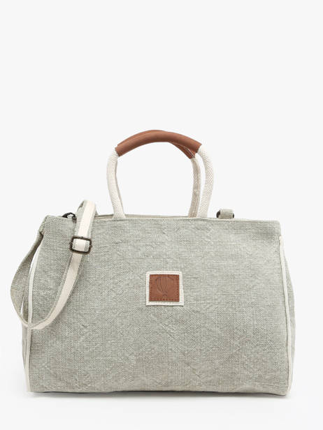 Satchel Naturel Le voyage en panier Beige naturel PM807