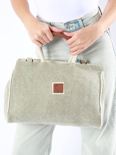 Satchel Naturel Le voyage en panier Beige naturel PM807 other view 1