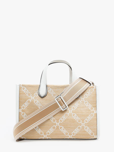 Sac Porté Main Gigi Paille Michael kors Beige gigi S4S3GM5U vue secondaire 4