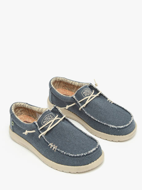 Moccasins Wally Braided Hey dude Blue men 4003 other view 1