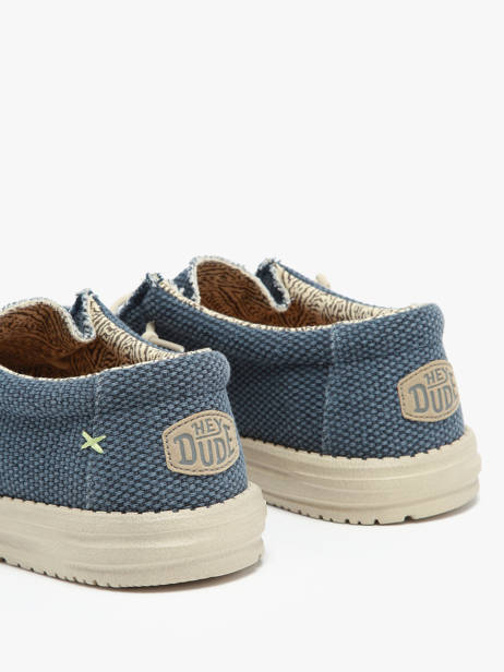 Moccasins Wally Braided Hey dude Blue men 4003 other view 2