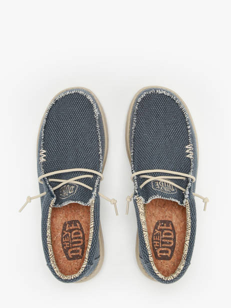Moccasins Wally Braided Hey dude Blue men 4003 other view 3