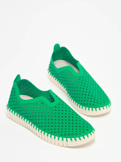 Mocassins Ilse jacobsen Vert accessoires TULI3275 vue secondaire 1